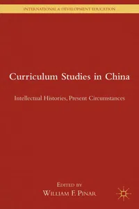 Curriculum Studies in China_cover