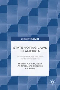 State Voting Laws in America: Historical Statutes and Their Modern Implications_cover