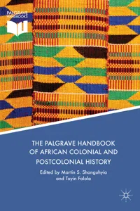 The Palgrave Handbook of African Colonial and Postcolonial History_cover