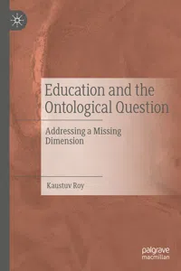 Education and the Ontological Question_cover