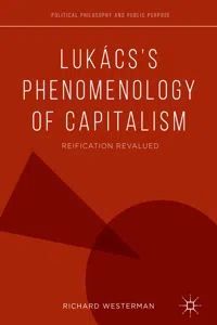 Lukács's Phenomenology of Capitalism_cover