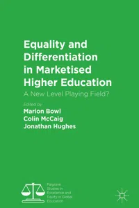 Equality and Differentiation in Marketised Higher Education_cover