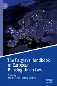 The Palgrave Handbook of European Banking Union Law_cover