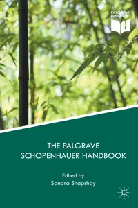 The Palgrave Schopenhauer Handbook_cover