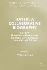 Hayek: A Collaborative Biography_cover