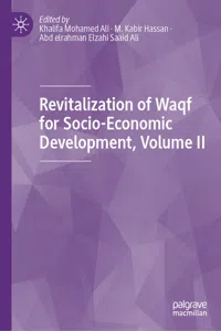 Revitalization of Waqf for Socio-Economic Development, Volume II_cover