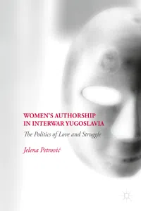 Women's Authorship in Interwar Yugoslavia_cover