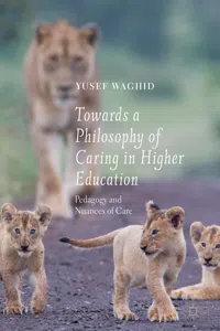 Towards a Philosophy of Caring in Higher Education_cover