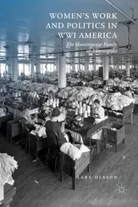 Women's Work and Politics in WWI America_cover