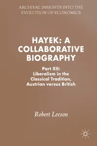 Hayek: A Collaborative Biography_cover