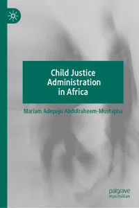 Child Justice Administration in Africa_cover