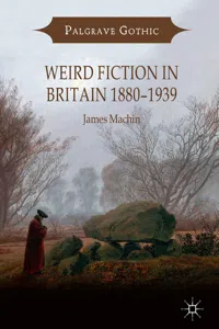 Weird Fiction in Britain 1880–1939_cover