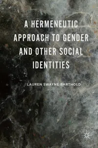 A Hermeneutic Approach to Gender and Other Social Identities_cover