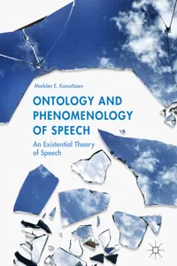 Ontology and Phenomenology of Speech_cover