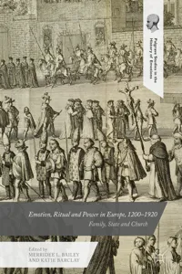 Emotion, Ritual and Power in Europe, 1200–1920_cover