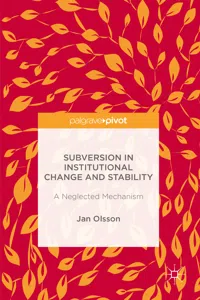 Subversion in Institutional Change and Stability_cover