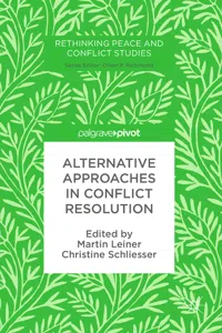 Alternative Approaches in Conflict Resolution_cover