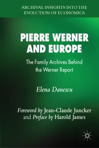 Pierre Werner and Europe_cover