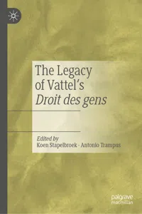 The Legacy of Vattel's Droit des gens_cover