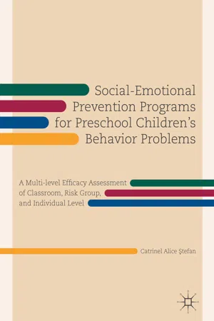 Social-Emotional Prevention Programs for Preschool Children's Behavior Problems