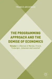 The Programming Approach and the Demise of Economics_cover