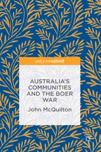 Australia's Communities and the Boer War_cover