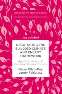 Negotiating the EU's 2030 Climate and Energy Framework_cover
