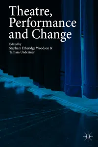 Theatre, Performance and Change_cover