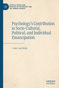 Psychology's Contribution to Socio-Cultural, Political, and Individual Emancipation_cover