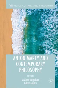 Anton Marty and Contemporary Philosophy_cover