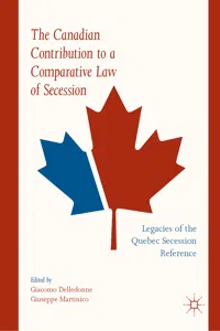 The Canadian Contribution to a Comparative Law of Secession_cover