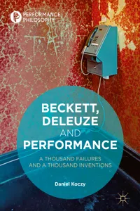 Beckett, Deleuze and Performance_cover