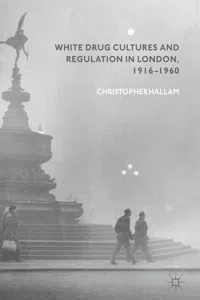 White Drug Cultures and Regulation in London, 1916–1960_cover