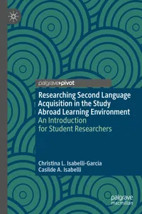 Researching Second Language Acquisition in the Study Abroad Learning Environment_cover