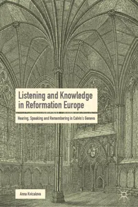 Listening and Knowledge in Reformation Europe_cover