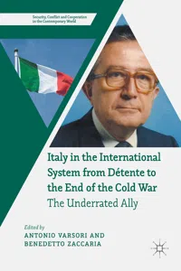 Italy in the International System from Détente to the End of the Cold War_cover
