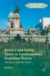 Politics and Public Space in Contemporary Argentine Poetry_cover