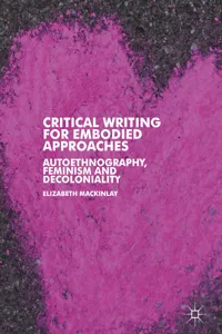 Critical Writing for Embodied Approaches_cover