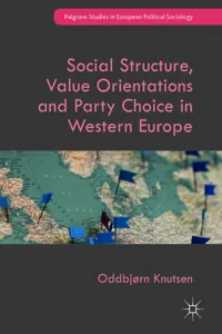 Social Structure, Value Orientations and Party Choice in Western Europe_cover