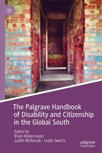 The Palgrave Handbook of Disability and Citizenship in the Global South_cover