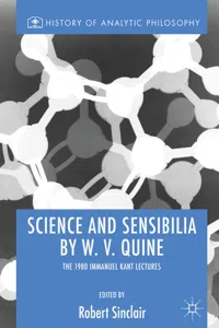 Science and Sensibilia by W. V. Quine_cover