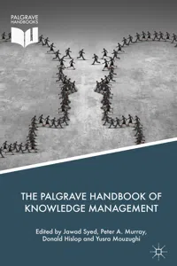 The Palgrave Handbook of Knowledge Management_cover