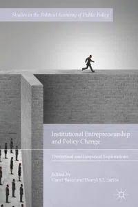 Institutional Entrepreneurship and Policy Change_cover