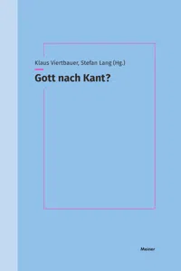 Gott nach Kant?_cover