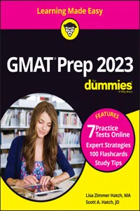 GMAT Prep 2023 For Dummies with Online Practice_cover