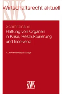 Haftung von Organen in Krise, Restrukturierung und Insolvenz_cover