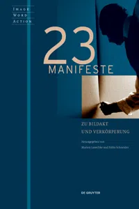 23 Manifeste zu Bildakt und Verkörperung_cover