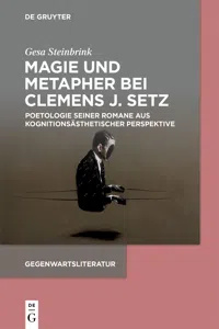 Magie und Metapher bei Clemens J. Setz_cover