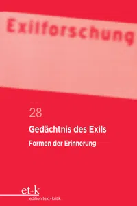 Gedächtnis des Exils_cover