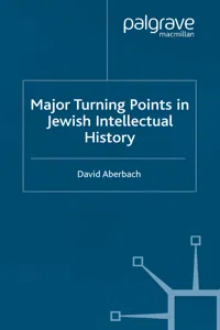 Major Turning Points in Jewish Intellectual History_cover